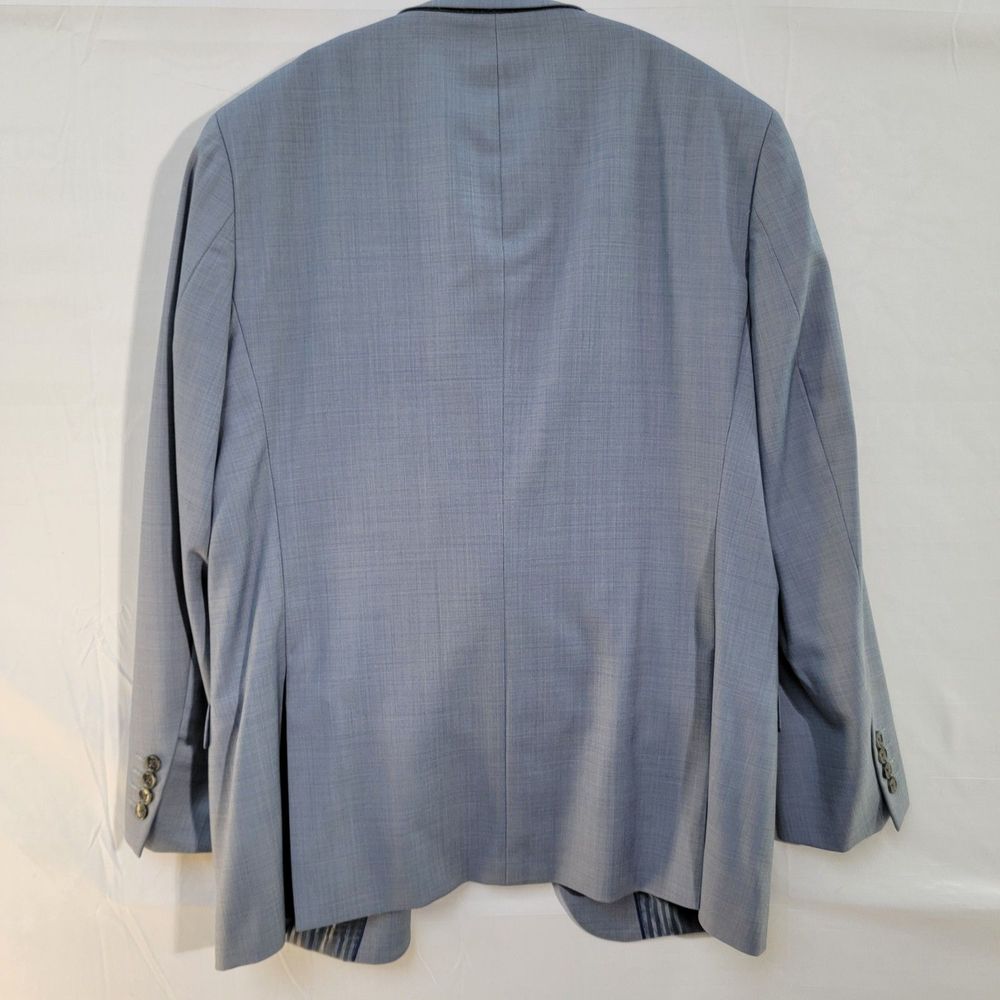2 Piece Bachrach Super 120's Wool Blend Modern Fit Suit Jacket 40R Pants 36R - Picture 9 of 14